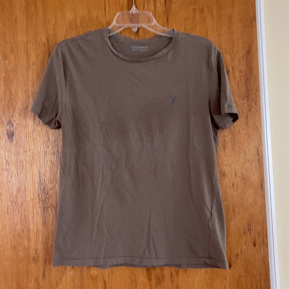Men’s Army Green Allsaints Tonic Tshirt